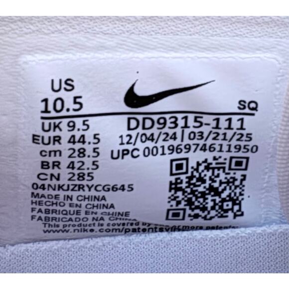 Jordan 1 Low Golf White Gum Size 10.5 NWOB DD9315-111